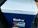 ESKY保溫箱車載冰箱冷藏箱露營野餐食品大容量保鮮箱家用便攜擺攤戶外 16QT【15L】藍(lán)色 曬單實(shí)拍圖