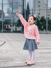 巴拉巴拉balaOne兒童毛衣男童女童2025冬新款線衫嬰兒寶寶針織衫 夢幻粉60334 100 曬單實拍圖