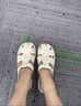 天美意涼拖外穿商場同款涼鞋一腳蹬時尚包頭拖鞋女鞋夏款BI781BT4 米白 36 曬單實拍圖