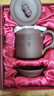 苗苗紅手工原礦紫砂茶杯大容量正品高端主人杯帶茶隔過(guò)濾個(gè)人專用 HJ 2瑞獸四件套杯 曬單實(shí)拍圖