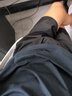 蕉內(nèi)（Bananain）王一博同款305H純棉睡衣男女士100%棉情侶家居服短袖短褲套裝夏季 【短褲款素色-男】黯藍(lán) S 曬單實拍圖