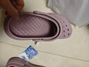 斯凱奇（Skechers）洞洞鞋女士夏季外穿包頭泡泡鞋厚底透氣軟底涼拖鞋休閑鞋111514 曬單實(shí)拍圖