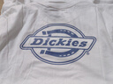 dickies純棉短袖T恤男 夏季圓領(lǐng)休閑簡(jiǎn)約城市輕戶外基本款百搭上衣 11799 白色 M 曬單實(shí)拍圖