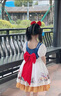 G.DUCKKIDS童裝洛麗塔女童連衣裙夏季白雪公主裙生日禮服蓬蓬裙兒童裙子短袖 單件裙子 140 尺碼9~10歲【130-140cm】 曬單實(shí)拍圖