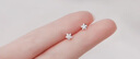 米蔓（MIMORE）S925銀小星星耳釘女潮流高級感氣質(zhì)耳飾小巧簡(jiǎn)約睡覺(jué)免摘養耳洞 曬單實(shí)拍圖