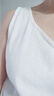津炳勝吊帶背心女新款可外穿遮副乳寬肩帶寬松無袖內(nèi)搭夏季大碼打底上衣 珍珠白【棉感舒適  親膚透氣】 L 【建議115-130斤】 曬單實拍圖