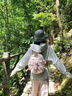 SIINSIIN降落傘褲闊腿褲女寬松防曬透氣速干運動束腳褲工裝休閑褲 【小個子】輕盈粉 -建議152-160cm M （100斤-120斤） 曬單實拍圖