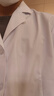 鑫亦澤（xinyize）白大褂短款男護士服套裝西服領(lǐng)醫(yī)師服口腔醫(yī)生工作服分體小褂定制 白色小褂短袖套裝 L 曬單實拍圖
