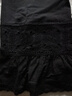 MsShe【天絲棉】大碼女裝2025夏裝胖mm巨顯瘦拼接鏤空刺繡短袖T恤 黑色現(xiàn)貨 2XL 曬單實拍圖