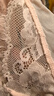 金三塔女式內(nèi)褲女桑蠶絲真絲花邊中腰無(wú)痕三角褲NZF7A204 曬單實(shí)拍圖