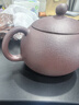 月壺茗清紫砂壺宜興茶壺純手工泡茶壺功夫茶具 原礦紫朱泥西施壺 西施壺 曬單實(shí)拍圖