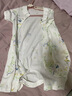 babycare山茶花短袖連體衣新品夏季新生兒爬服寶寶衣服 天鵝集 90cm  曬單實(shí)拍圖