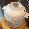 美的（Midea）電燉鍋 隔水燉煲湯鍋 多功能電砂鍋 白瓷內(nèi)膽 防干燒迷你電燉盅 bb煲 嬰兒輔食鍋陶瓷燉盅蒸燉鍋 【 防燙把手】DZE1066  1L 曬單實拍圖