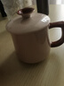 兮元記官窯陶瓷茶杯個人專用辦公室泡茶水杯帶蓋馬克杯高檔陶瓷杯杯子 草木灰言宋水杯-簡裝 曬單實(shí)拍圖
