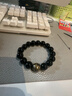 中國黃金（CHINA GOLD）冰透紅瑪瑙散珠子單珠女款水晶配珠手串手鏈母親節生日禮物 黑瑪瑙±6mm*10顆 曬單實(shí)拍圖