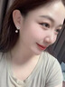 銀千惠925銀耳釘女士耳環(huán)長款耳墜時尚紀(jì)念七夕情人節(jié)生日禮物送女友 山茶花珍珠耳墜+七倉配送/當(dāng)次日達(dá) 曬單實拍圖