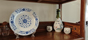富玉景德鎮(zhèn)高顏值青花瓷玲瓏餐具套裝高級(jí)感喬遷家用輕奢陶瓷碗碟 萬壽蓮套裝（釉下彩） 58頭 曬單實(shí)拍圖