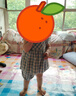 A 21 FUNB2025年夏季新品女童夏款中小童小女孩時尚甜美可愛定制領(lǐng)格子套裝 格子藍(lán) 套裝 90 cm 建議身高80cm左右 曬單實拍圖