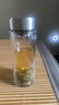 希諾（heenoor）玻璃杯雙層加厚大容量男士高檔商務(wù)茶杯帶過(guò)濾便攜車(chē)載隔熱水杯子 大容量360ml-本色【升級小熊蓋】 禮盒裝（帶茶隔） 曬單實(shí)拍圖