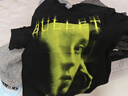 棉之雪200g美式重磅印花短袖T恤男夏季新款潮牌高街街頭風(fēng)情侶體恤 黑色 2XL 【125-155斤】 曬單實(shí)拍圖