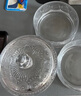 巧丂玻璃糖果罐果盤零食盤干果堅果水果盤茶幾茶點心盒多層零食收納盒 太陽花玻璃罐【3層】 曬單實拍圖