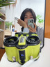 察今新款雙頭雙風(fēng)口掛腰風(fēng)扇戶(hù)外降溫神器大風(fēng)力超長(cháng)續航工地干活風(fēng)扇 綠色 曬單實(shí)拍圖