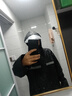 長款雙層網(wǎng)格內(nèi)襯連體雨衣成人雨衣雨披男女通用防暴雨長款雨衣 黑色 2XL【身高155-165cm】 曬單實(shí)拍圖