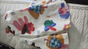 G.DUCKKIDS女童連衣裙印花女寶夏裝2025夏季新款無袖女寶裙子兒童童裝夏天潮 杏色 100 cm 曬單實(shí)拍圖