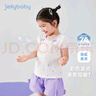 JELLYBABY女童t恤短袖2025甜美彩虹小女孩衣服小兒童洋氣夏裝5寶寶夏季上衣 粉色 130 CM 曬單實(shí)拍圖