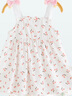 貝瑞加（Babyprints）女童連衣裙夏季吊帶公主裙純棉無(wú)袖裙子可愛(ài)女寶寶碎花裙 粉100 曬單實(shí)拍圖