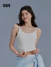 森馬（Semir）背心女短款顯瘦小個(gè)子夏季2025簡(jiǎn)約風(fēng)亨利領(lǐng)緊身吊帶109325102003 曬單實(shí)拍圖