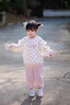 G.DUCKKIDS女童裝運(yùn)動(dòng)套裝洋氣秋裝2025新款女寶春秋季衛(wèi)衣小女孩休閑兩件套 粉紅色 90 cm 曬單實(shí)拍圖
