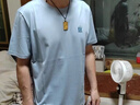 海瀾之家（HLA）短袖T恤男女情侶裝【蛇年發(fā)財】涼感短袖男夏季 漂白9T L 175/92A 推薦137~150斤 曬單實拍圖