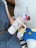 Hello Kitty冰霸杯大容量保溫杯女生日禮物316不銹鋼車載吸管杯保冷夏季水杯 H-hellokitty700ml（禮盒裝） 曬單實(shí)拍圖