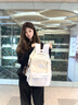 CALWAN KEODH雙肩包女2025新款高級(jí)感初中生大學(xué)書(shū)包大容量短途旅行背包電腦包 【藍(lán)色】小眾百搭高顏值簡(jiǎn)約實(shí)用走心女生閨蜜 曬單實(shí)拍圖