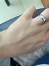 s999純銀莫桑石鉆戒光面輕奢小眾戒指求婚結婚鉆戒送男女友 10分光面戒指 閉口（下單備注圈口） 曬單實(shí)拍圖