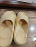 樸西EVA踩屎感厚底拖鞋女士居家室內(nèi)情侶拖鞋男 黃色 37-38  曬單實(shí)拍圖