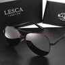 LESCA LUNETIER日夜兩用偏光防紫外線太陽眼鏡 全黑框變色片（日夜兩用） 曬單實(shí)拍圖