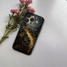 夢侖蘋果iPhone16promax手機殼新款梵高星星磨砂PC殼璀璨星空16pro硅膠邊框全包防摔16promax手機殼 【金色星空】 iPhone 16 Pro Max 曬單實拍圖