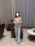 恰凡（QIAFAN）圓領(lǐng)小香風(fēng)西裝外套女2025春秋新款高級(jí)感西服小個(gè)子短款外搭上衣 米駝 S 曬單實(shí)拍圖