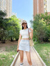 雪茜曼瑜伽服女夏季帶胸墊運動上衣緊身顯瘦長袖跑步普拉提訓練健身服 曬單實拍圖