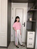 流貝童裝女童套裝兒童夏裝9-12歲中大童女裝小孩子衣服運(yùn)動(dòng)兩件套 粉色套裝 130 建議身高125左右 曬單實(shí)拍圖