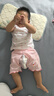 印品棉棉屋3條裝夏季女寶寶竹節(jié)棉兒童短褲純棉薄款花邊三分褲外穿燈籠褲 兔子愛心短褲3條裝 90 碼（身高90cm左右/兩用襠） 曬單實(shí)拍圖