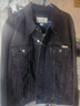 Calvin KleinJeans25春夏新款男士美式復古ck純棉翻領牛仔夾克外套40TM716 57L-牛仔黑 XL 曬單實拍圖