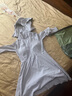 蕉下（beneunder）女士防曬涉水服游泳衣UD08524顯瘦長(zhǎng)袖連體泳裝 紫M 曬單實(shí)拍圖