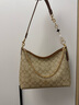 蔻馳（COACH）Laurel 31單肩斜挎手提包流浪包腋下包女包情人節(jié)618送女生禮物 淺卡其色CR149IMNLJ 曬單實(shí)拍圖
