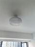 美的（Midea）風(fēng)扇燈餐廳吊扇燈led臥室燈隱形扇葉遙控三防燈具熟睡風(fēng)包安裝 曬單實(shí)拍圖