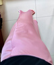 皮爾卡丹（pierre cardin）高腰顯瘦中長款半身裙女醋酸緞面包臀魚尾長裙2024春夏季垂感裙子 櫻花粉 冰絲緞面光滑面料 M (27/ 建議96-105斤) 曬單實拍圖