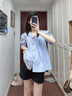 WCZ德國孕婦短褲夏季薄款外穿不勒肚2025新款小個(gè)子無(wú)托腹休閑五分 杏色 M_適合體重80-110斤 曬單實(shí)拍圖
