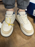 美國馬球協(xié)會(huì )（U.S.POLO ASSN.）保羅男鞋夏季新款透氣休閑鞋子男士皮面百搭平底板鞋運動(dòng)小白鞋 曬單實(shí)拍圖